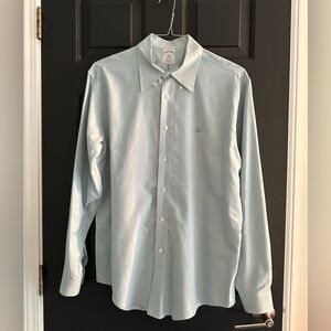 Brooks Brothers Cotton Regent Men’s blue/green Shirt